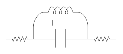 Kilroy as a parallel LC circuit or band-stop filter